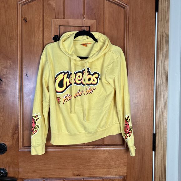 Flamin’ Hot Cheetos Hoodie 🔥 Women’s Oversized‎ Size Small Slightly Cropped - Picture 2 of 11
